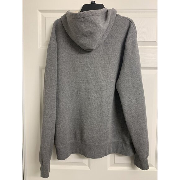 Sub_Urban Riot XL Waffle Knit Strip Hooded Sweatshirt Gray - Picture 3 of 7